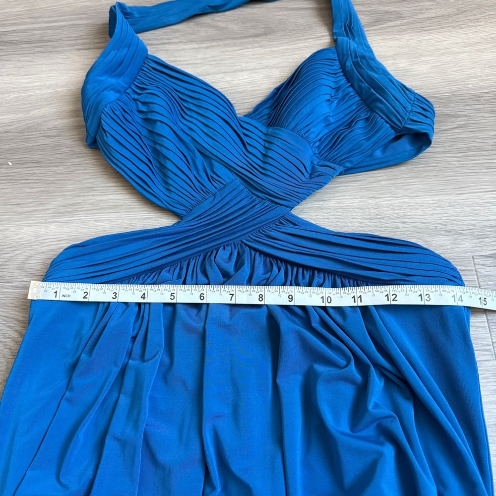 BCBGMAXAZRIA Jordana Cutout Gown - Starlight Blue - Picture 12 of 14
